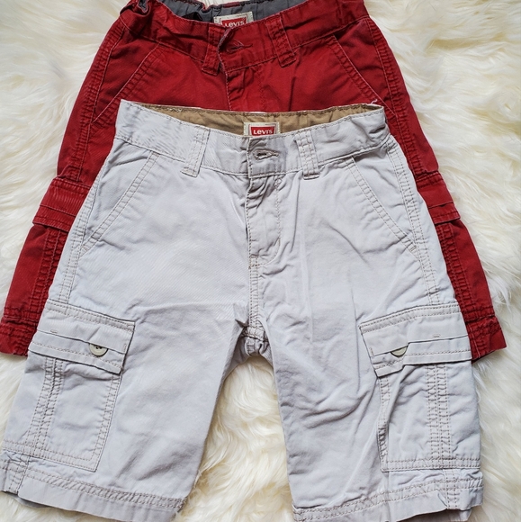 Levi's Cargo Shorts x 2, Size 7 Reg - Picture 1 of 8